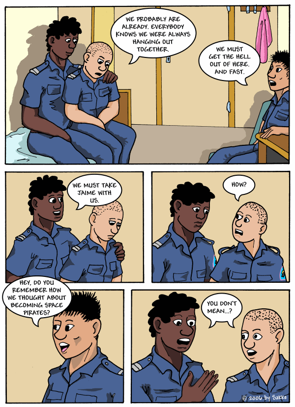 We must get the hell out of here!