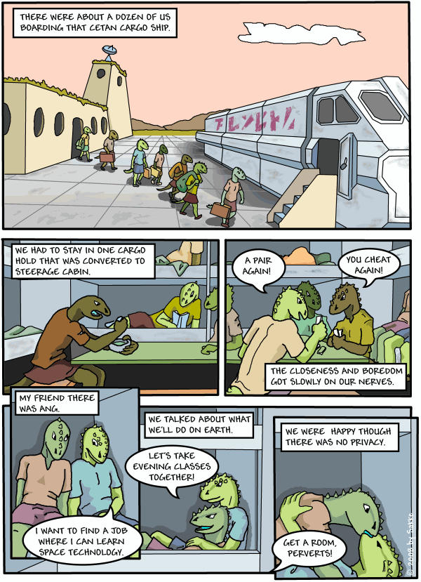 There was no privacy on the Cetan ship