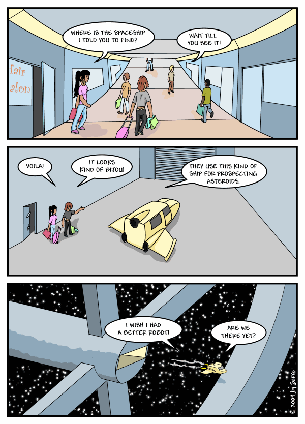 Where Is The Spaceship I Told You To Find?